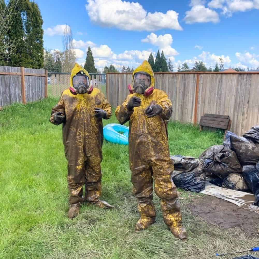 At Oregon Restoration , our IICRC-certified crews aren't afraid to get a little dirty