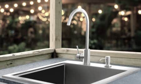 On The Way Plumbing handles specialty installs like outdoor bar sinks, adding convenience to outdoor kitchens and entertaining spaces