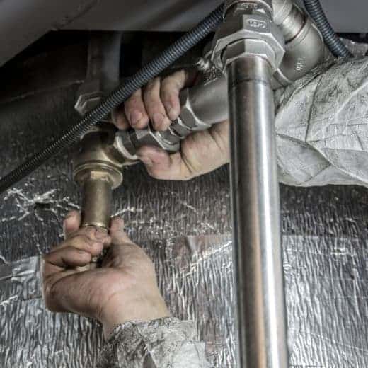 Emergency pipe repair by On The Way Plumbing